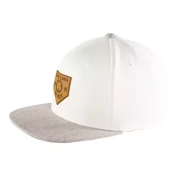 Men's Black Clover Rawlings Leather Patch Flexfit Hat