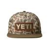 Men's YETI Mesh Camo Flat Brim Adjustable Hat